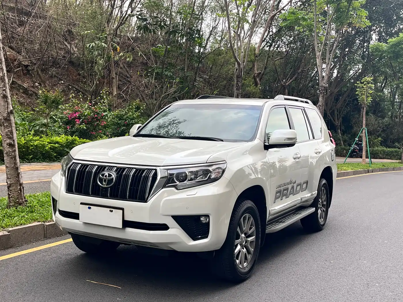 Toyota Prado 2018 3.5L Automatic TX-L NAVI Rear-mounted Spare Tire