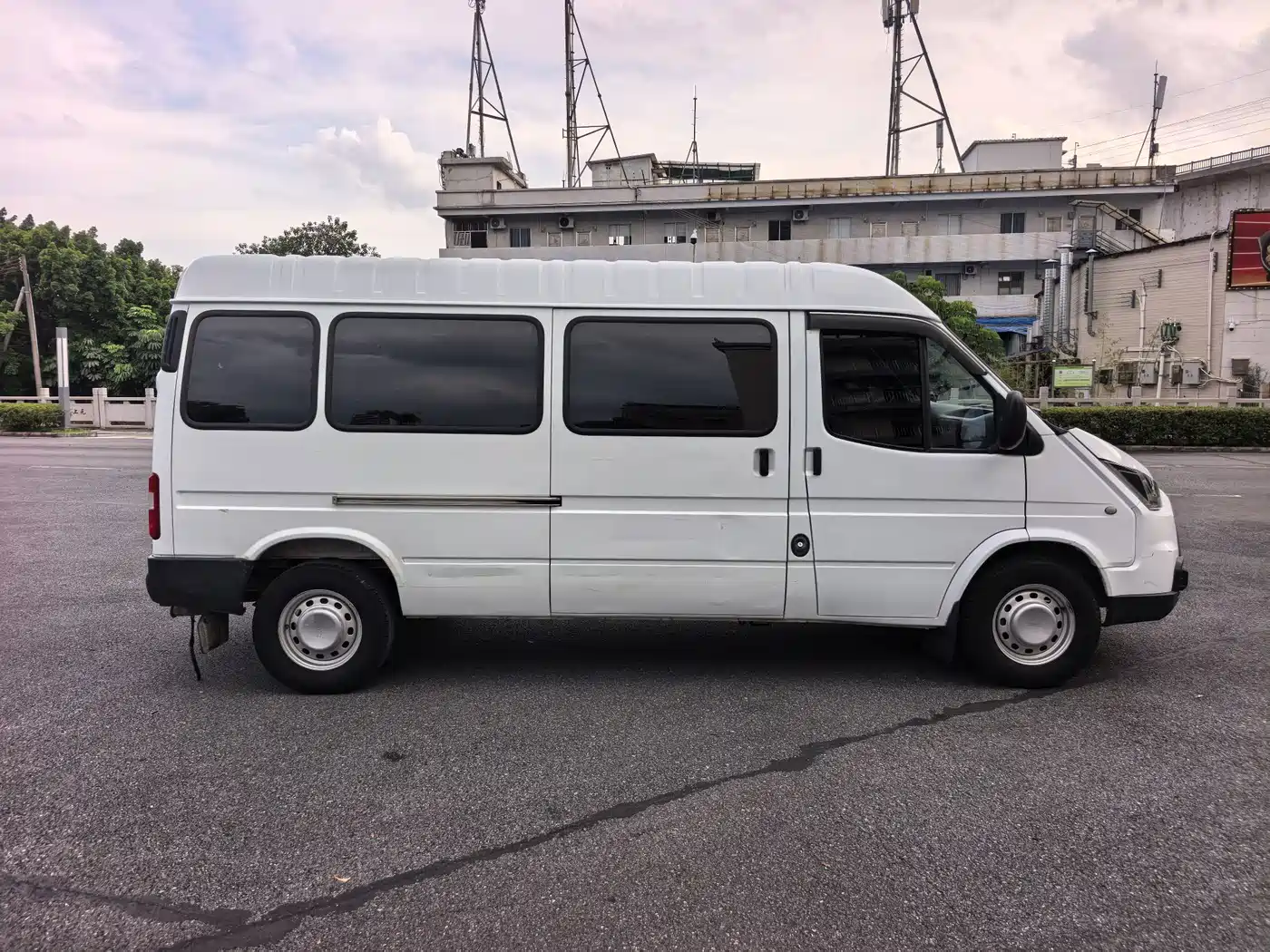 Jiangling Tesun 2021 2019 2.8T Commercial Smart Automatic Long Wheelbase Medium Roof 6-Seater Single Rear Tire China VI JX493