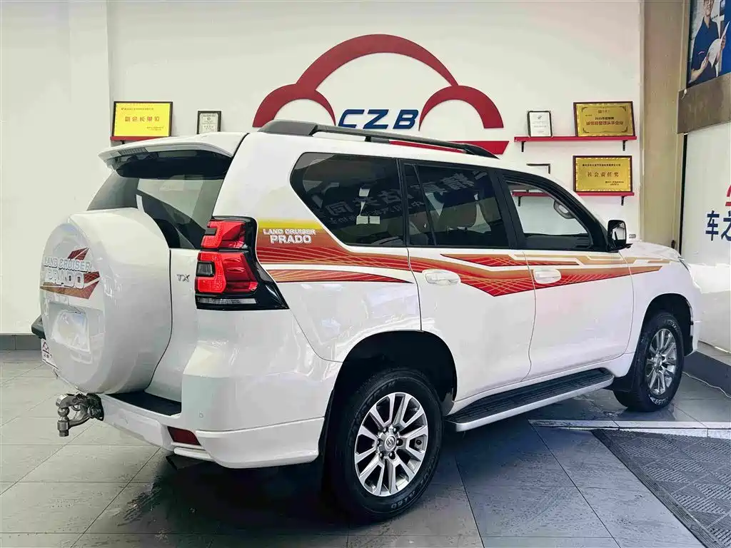 Toyota Prado 2020 2019 3.5L Automatic TX-L Zunxiang Edition with Rear-mounted Spare Tire