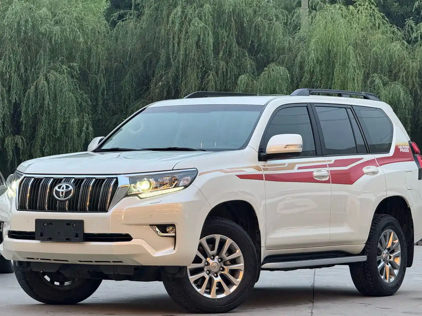 Toyota Prado 2019 3.5L Automatic TX-L Zunxiang Edition with Rear-mounted Spare Tire
