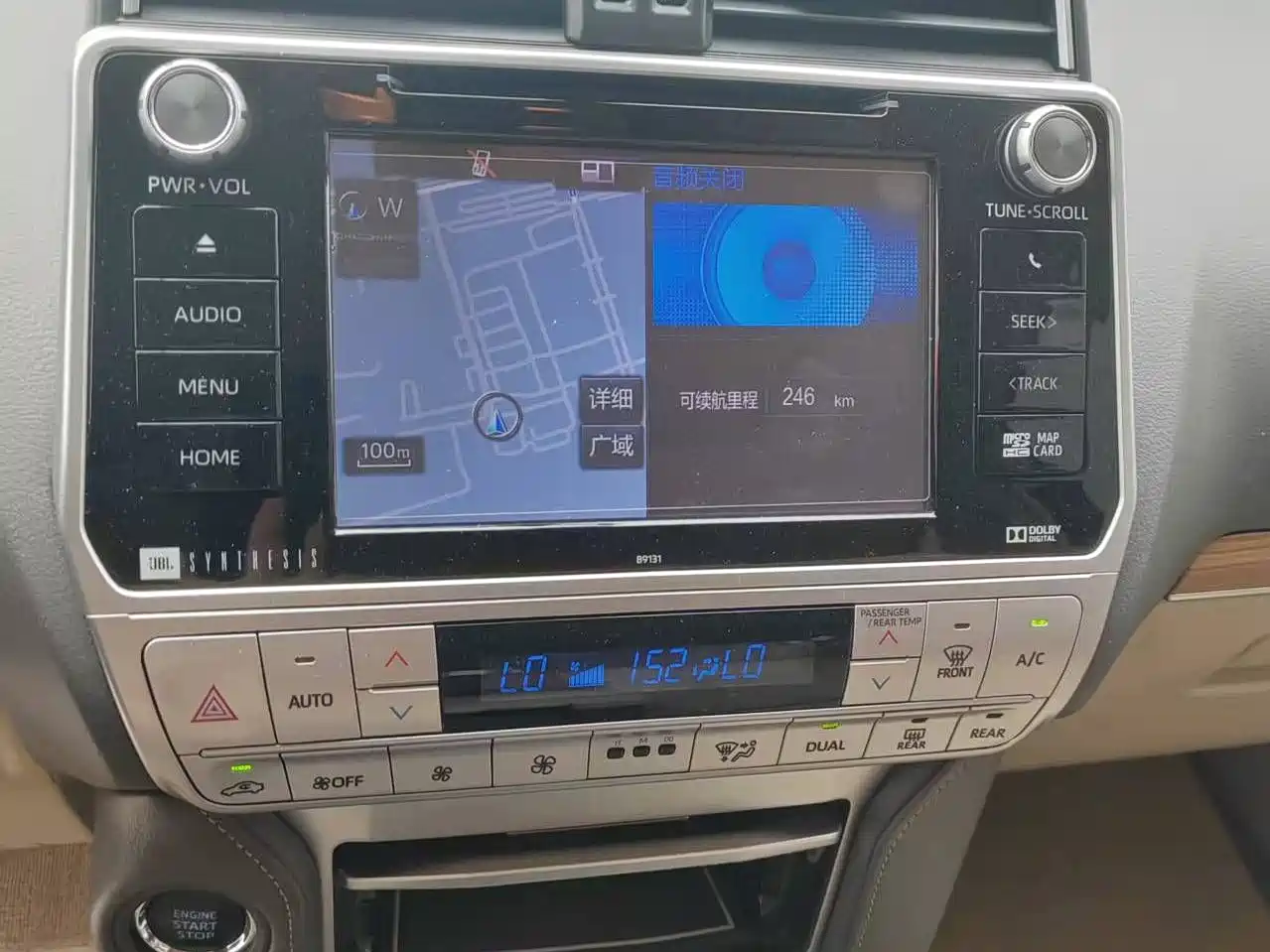 Toyota Prado 2018 3.5L Automatic TX-L NAVI Rear-mounted Spare Tire фото 10