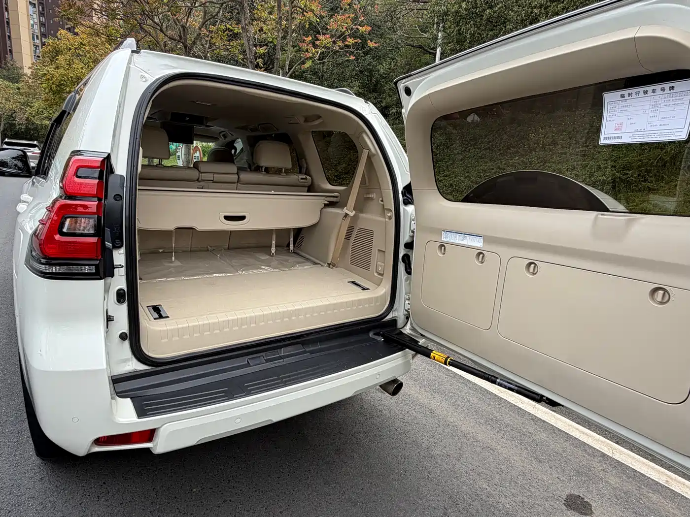 Toyota Prado 2018 3.5L Automatic TX-L NAVI Rear-mounted Spare Tire фото 14