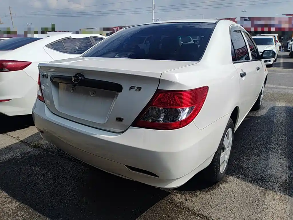 BYD F3 2015 2012 Energy-saving Edition 1.5L Manual Comfort