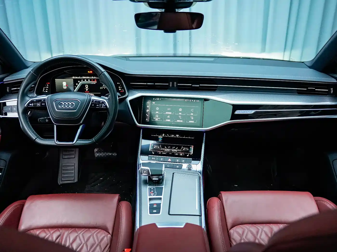 Audi A7L 2025 2024 45 TFSI quattro S-line Black Warrior Edition