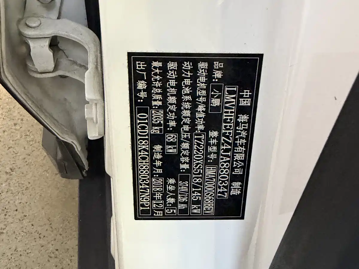 XPeng G3 2019 2019 Premium Edition