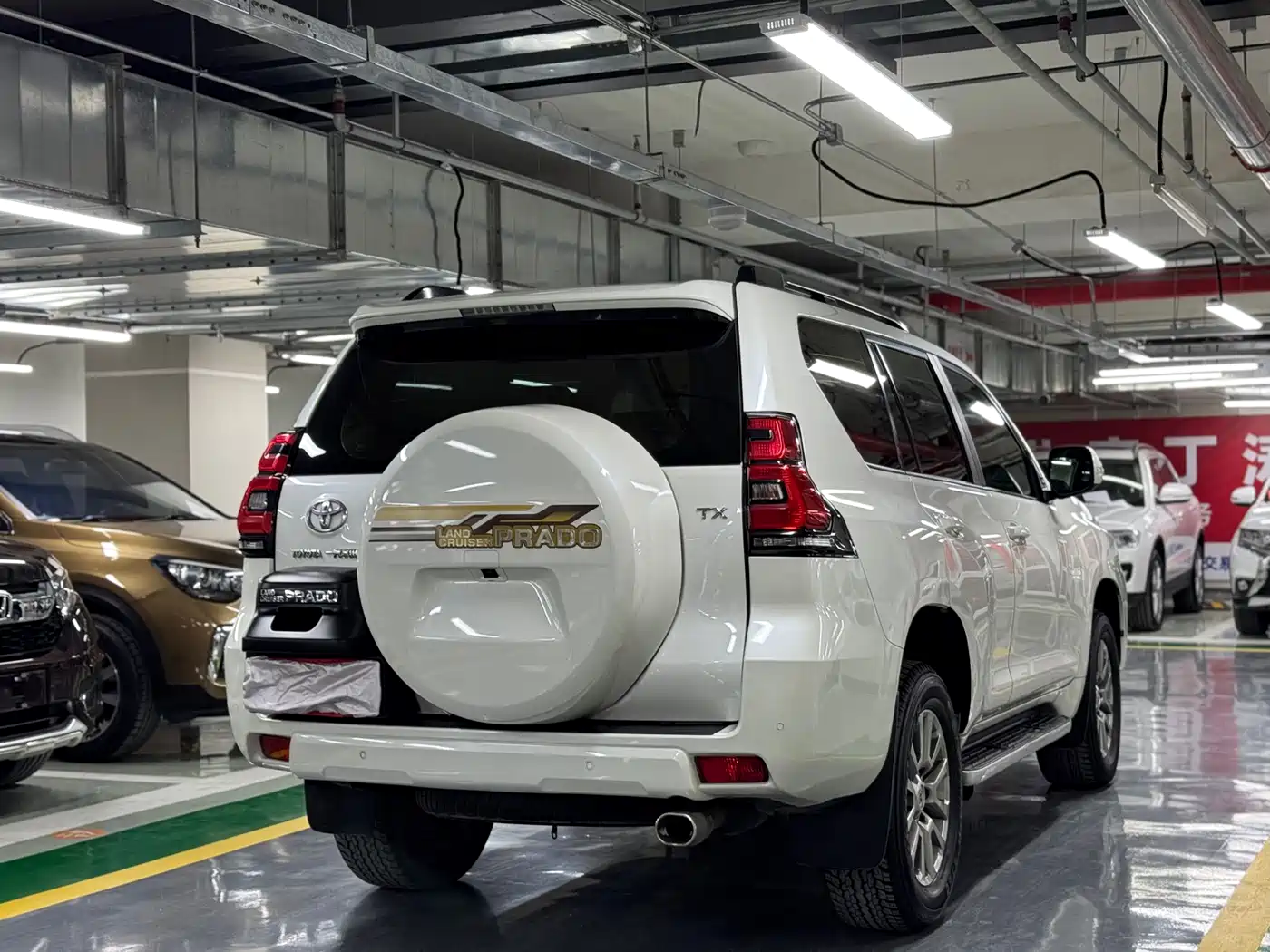 Toyota Prado 2018 3.5L Automatic TX-L NAVI Rear-mounted Spare Tire фото 18
