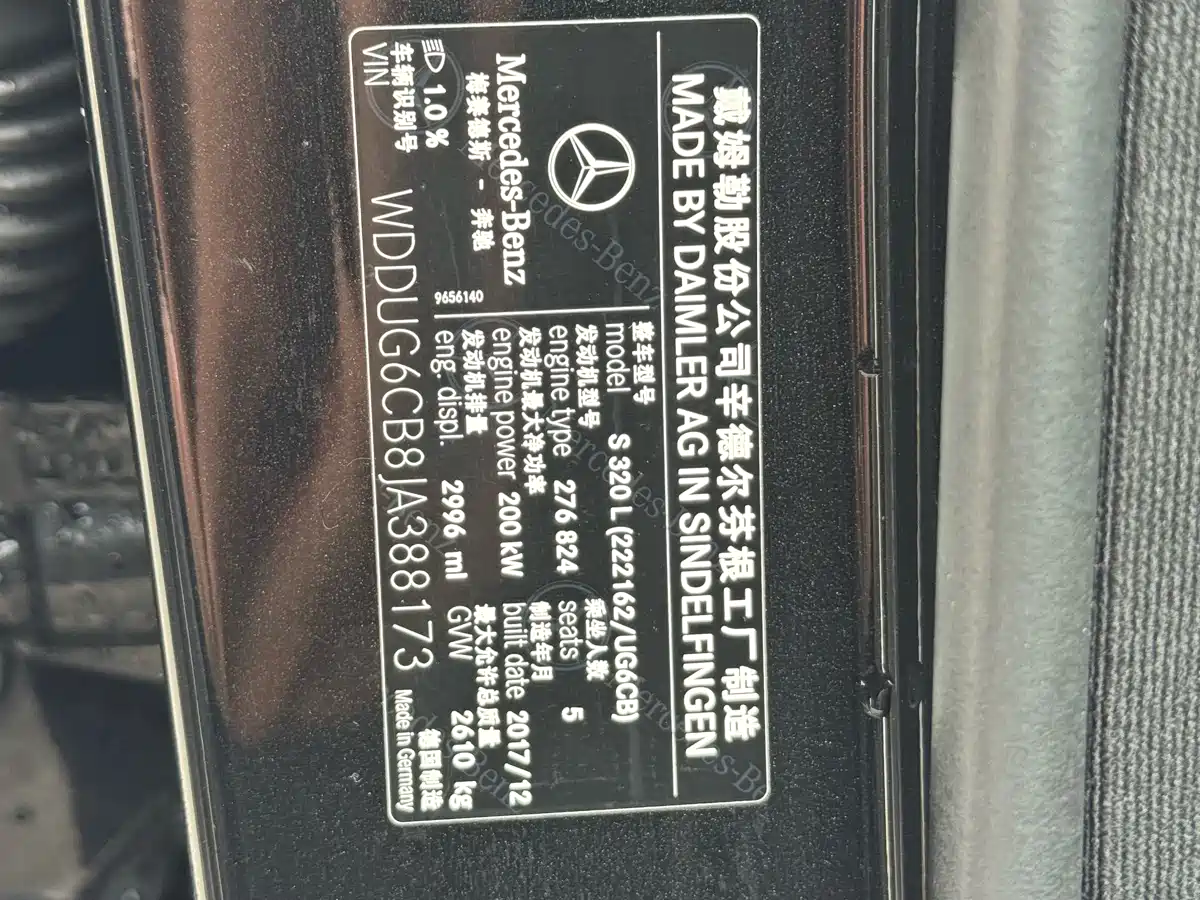 Mercedes-Benz S-Class 2018 S 320 L фото 25