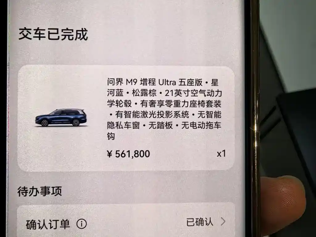 AITO Wenjie AITO M9 2025 Extended Range Ultra 52kWh 5-Seater фото 38