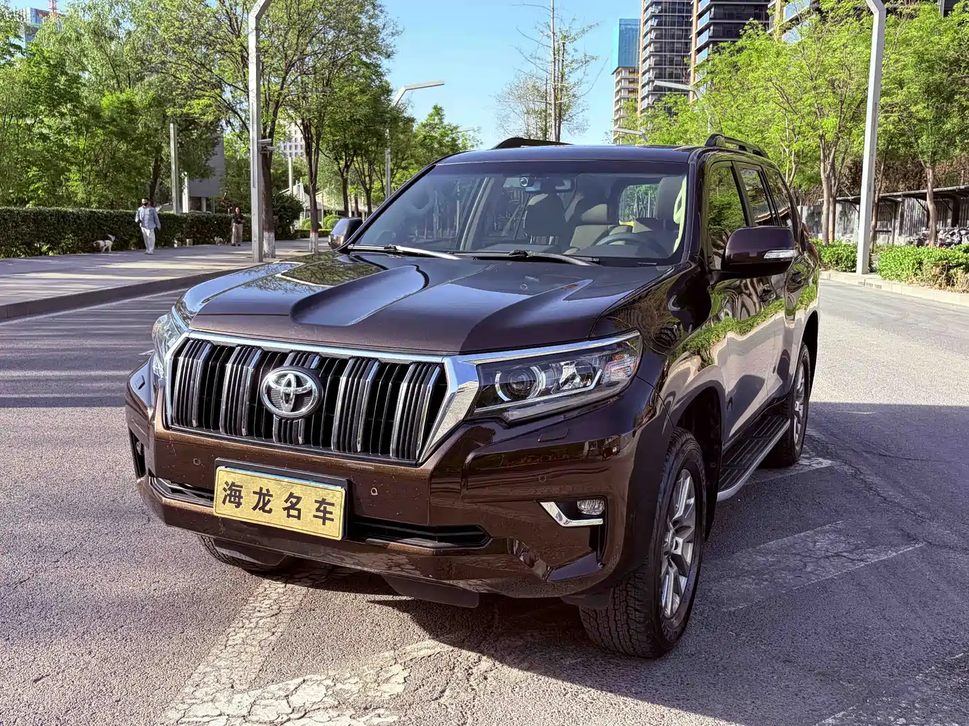 Toyota Prado 2018 3.5L Automatic TX-L Rear-mounted Spare Tire