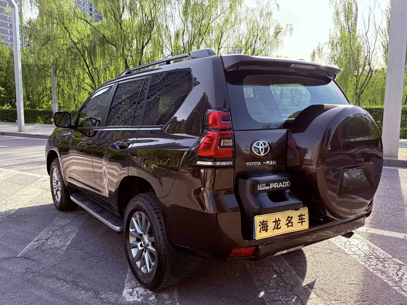 Toyota Prado 2018 3.5L Automatic TX-L Rear-mounted Spare Tire фото 4