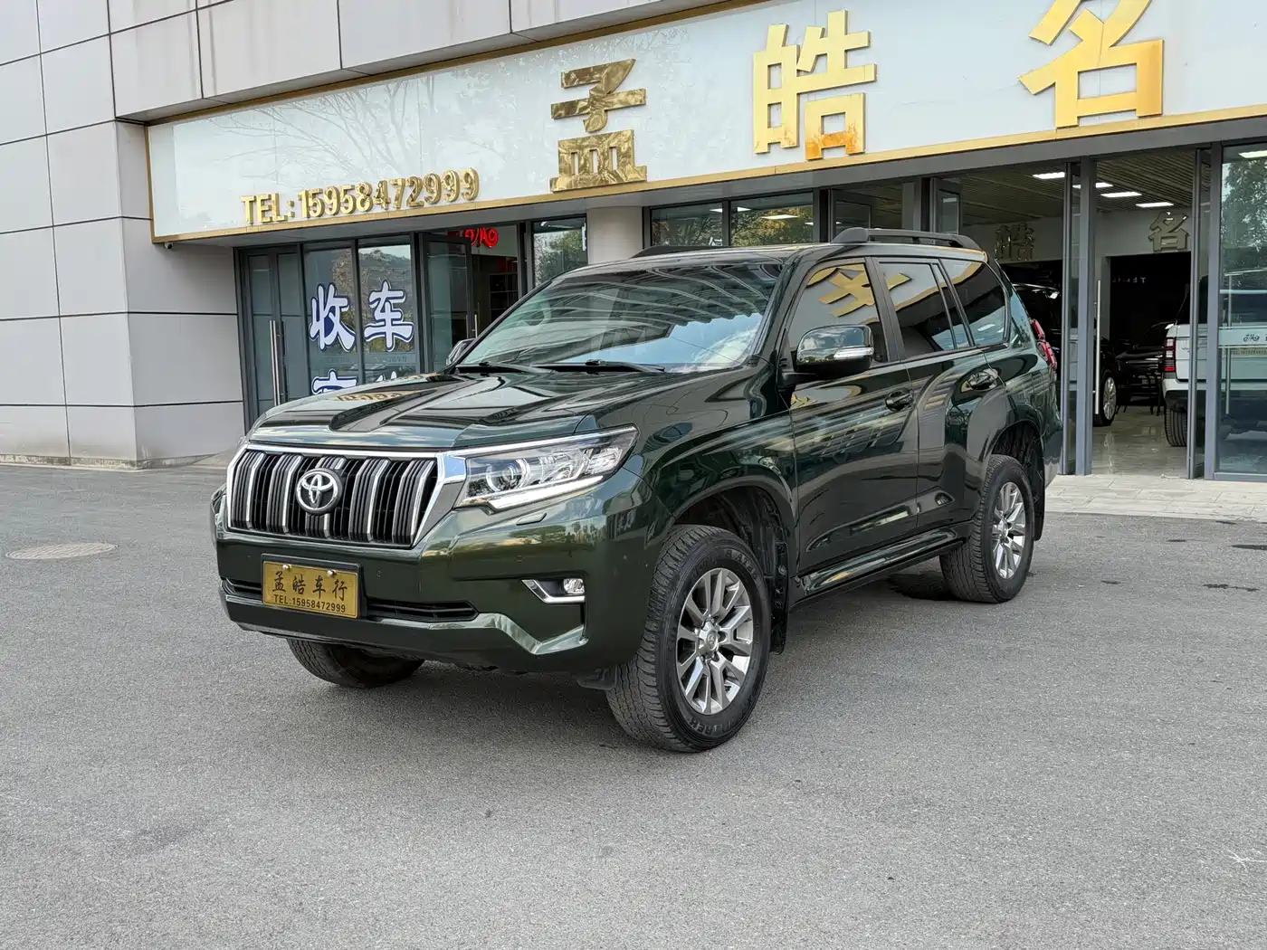 Toyota Prado 2018 3.5L Automatic TX-L Rear-mounted Spare Tire фото 3