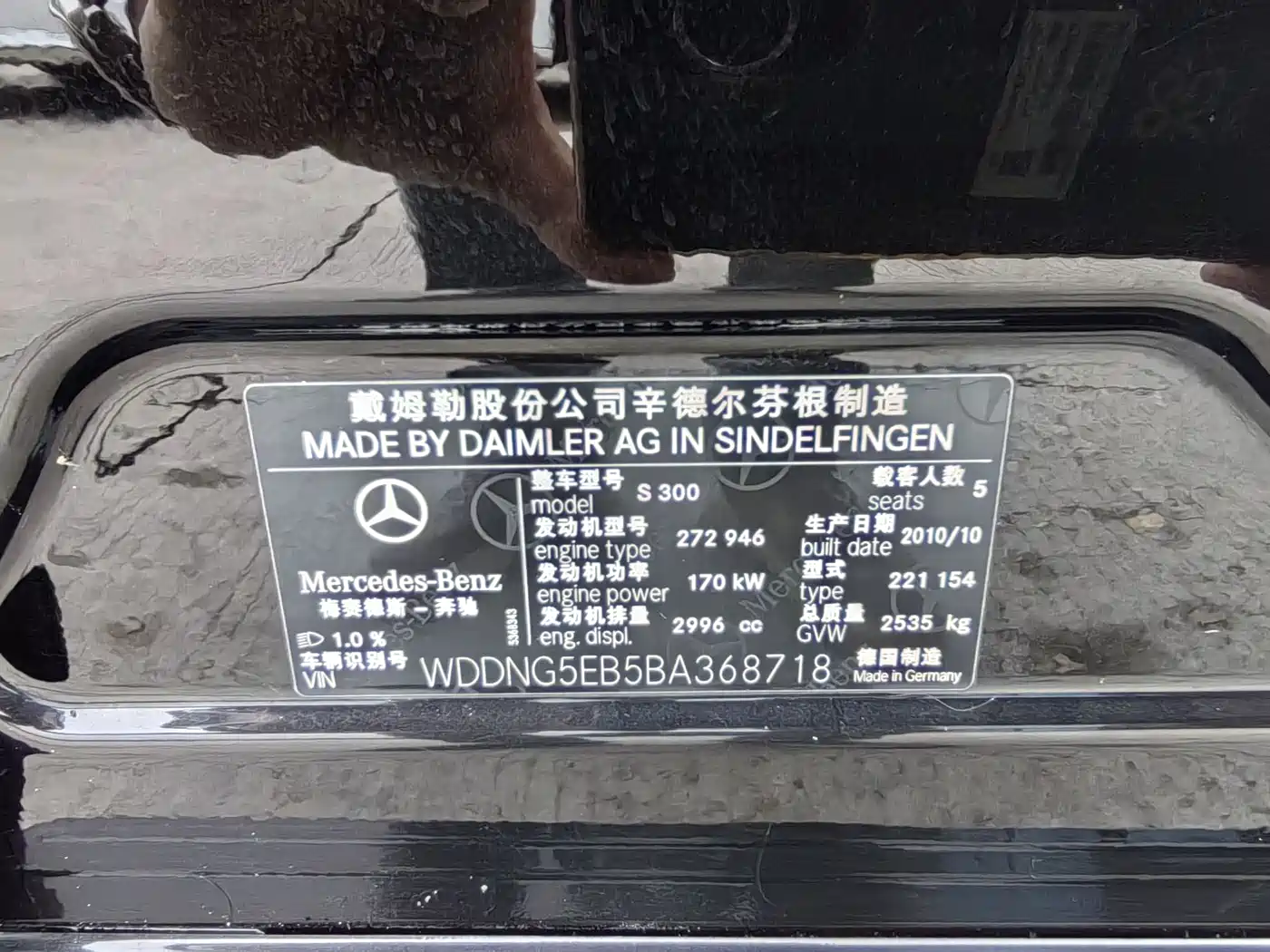 Mercedes-Benz S-Class 2010 S 300 L Premium фото 21