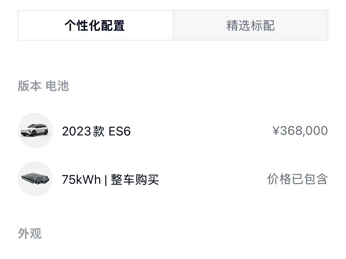 NIO ES6 2023 2023 75kWh