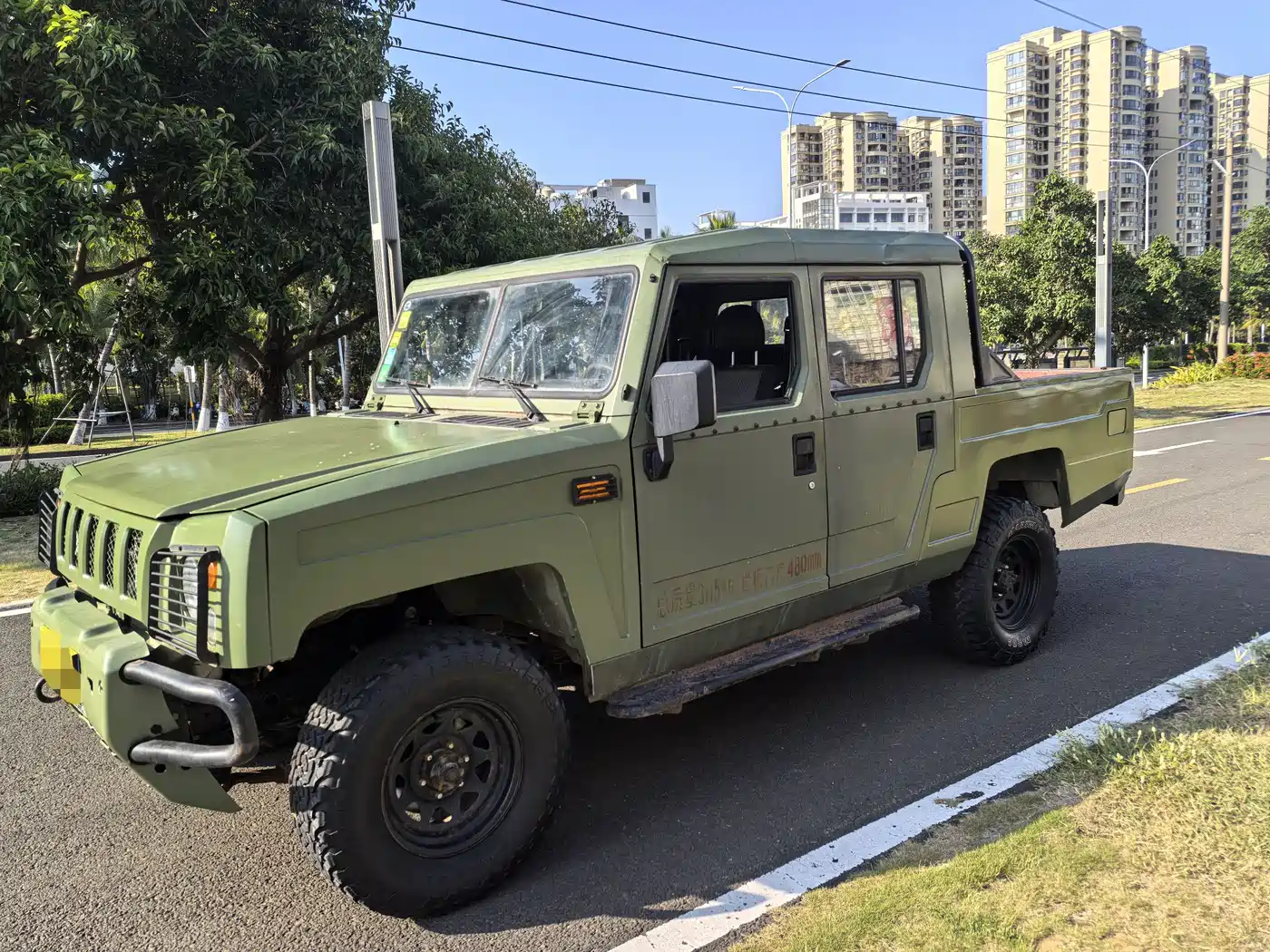 BAW (Beijing Automobile Works) Warrior Pickup 2018 2018 Model 2.8T Diesel Integrated Double Row 3035mm Wheelbase