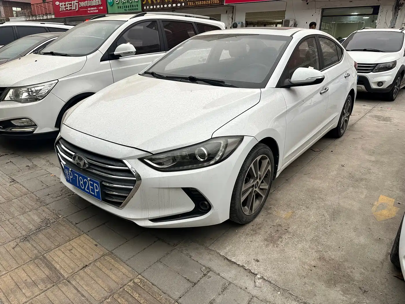 Hyundai Elantra 2016 — пригон из Китая