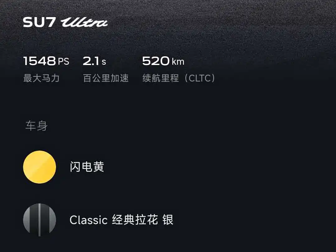 Xiaomi Auto Xiaomi SU7 Ultra 2025 Model Ultra фото 9