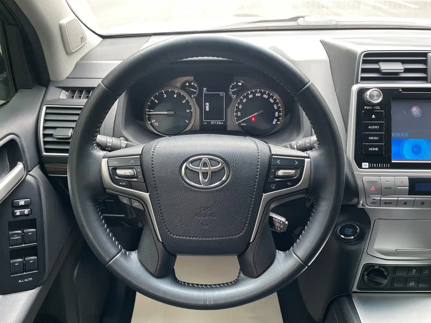 Toyota Prado 2018 3.5L Automatic TX-L NAVI Rear-mounted Spare Tire фото 15