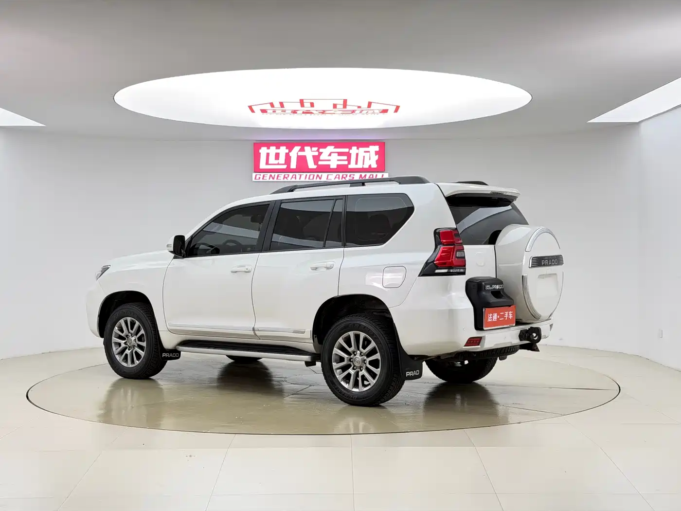Toyota Prado 2018 3.5L Automatic TX-L Rear-mounted Spare Tire фото 11