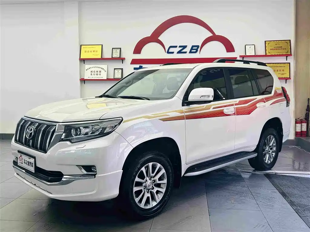 Toyota Prado 2020 2019 3.5L Automatic TX-L Zunxiang Edition with Rear-mounted Spare Tire