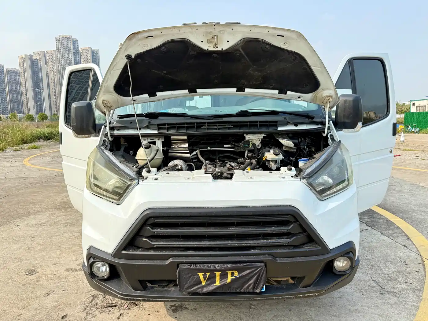 Jiangling Tesun 2019 2019 2.8T Commercial Long Wheelbase Medium Roof 6-Seater Single Rear Tire China VI JX493