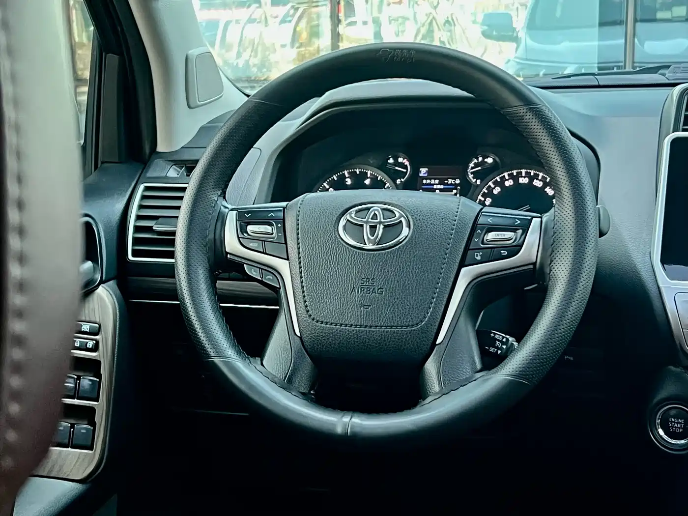 Toyota Prado 2018 3.5L Automatic TX-L Rear-mounted Spare Tire фото 11