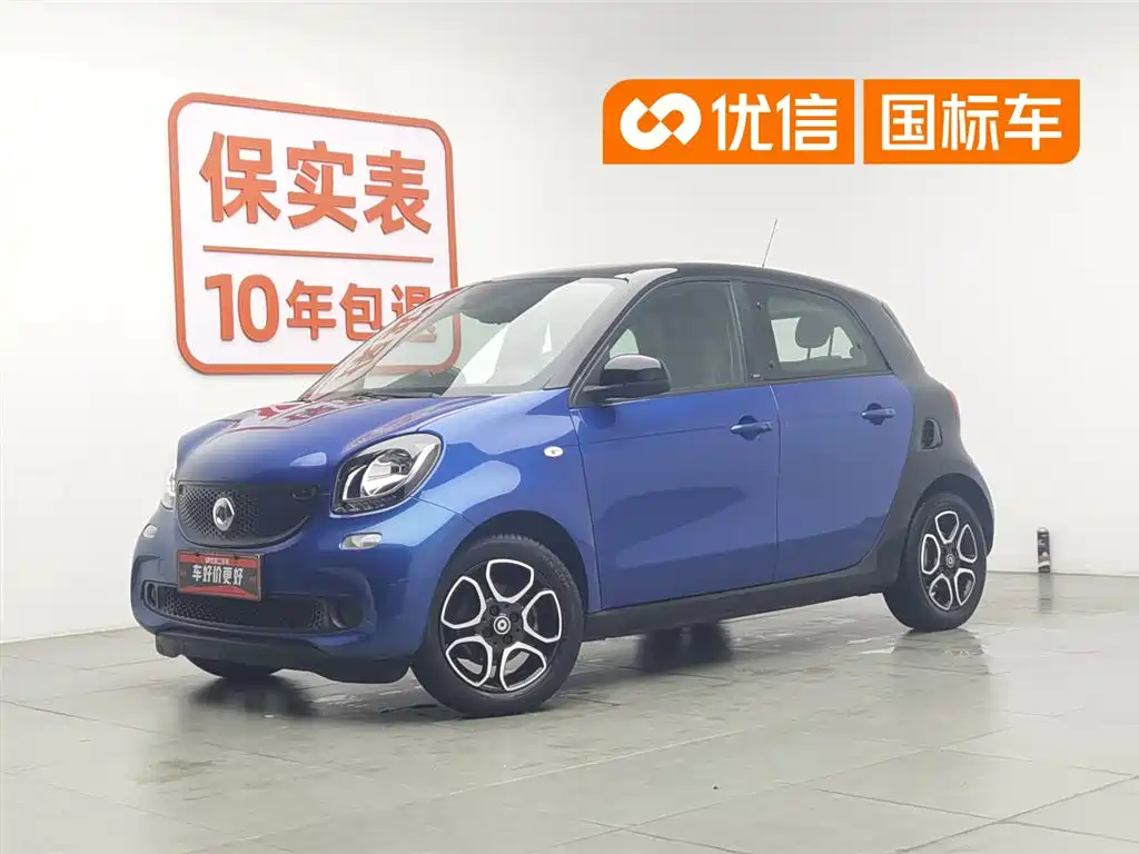 smart forfour, 2017 год