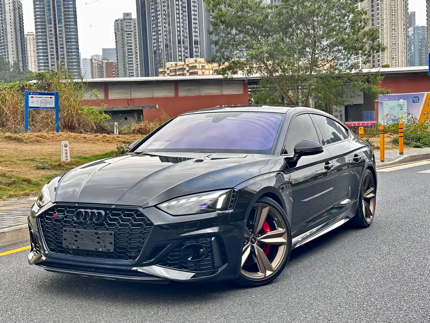 Audi RS 5 2023 Model RS 5 2.9T Sportback Dark Gold Edition фото 16