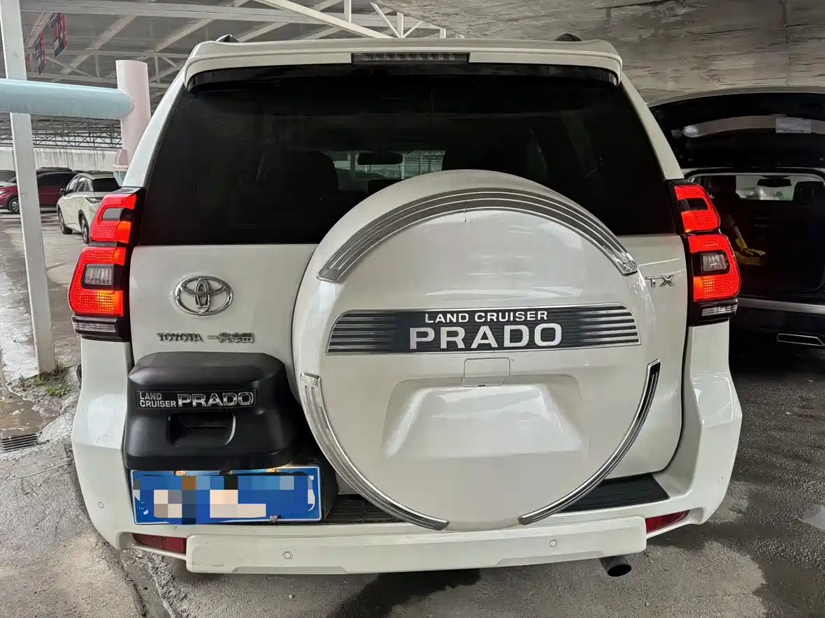 Toyota Prado 2018 3.5L Automatic TX-L Rear-mounted Spare Tire фото 13