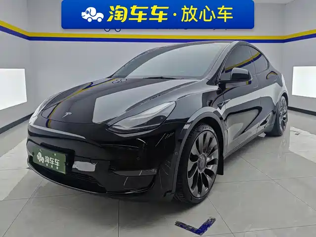 Tesla Model Y Performance, высокопроизводительный полный привод
