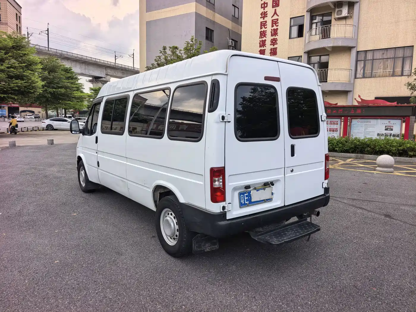 Jiangling Tesun 2021 2019 2.8T Commercial Smart Automatic Long Wheelbase Medium Roof 6-Seater Single Rear Tire China VI JX493