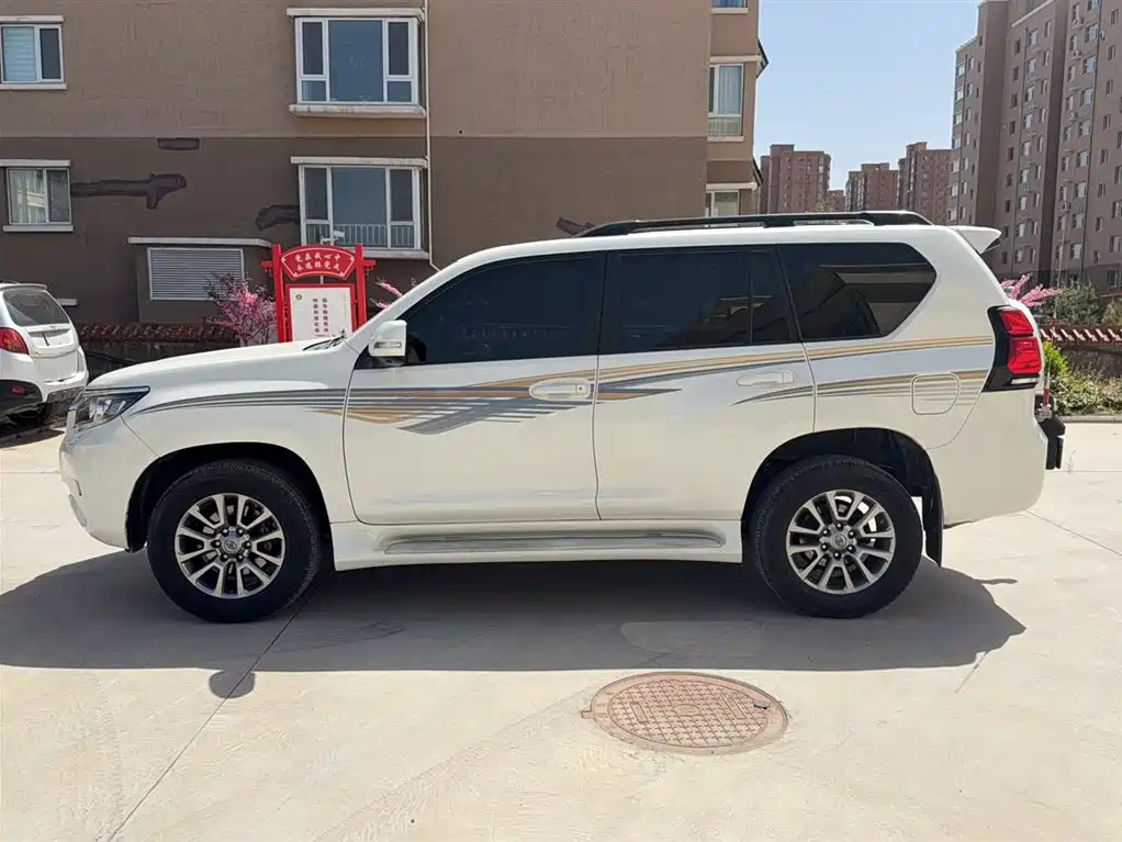 Toyota Prado 2018 3.5L Automatic TX-L NAVI Rear-mounted Spare Tire фото 9