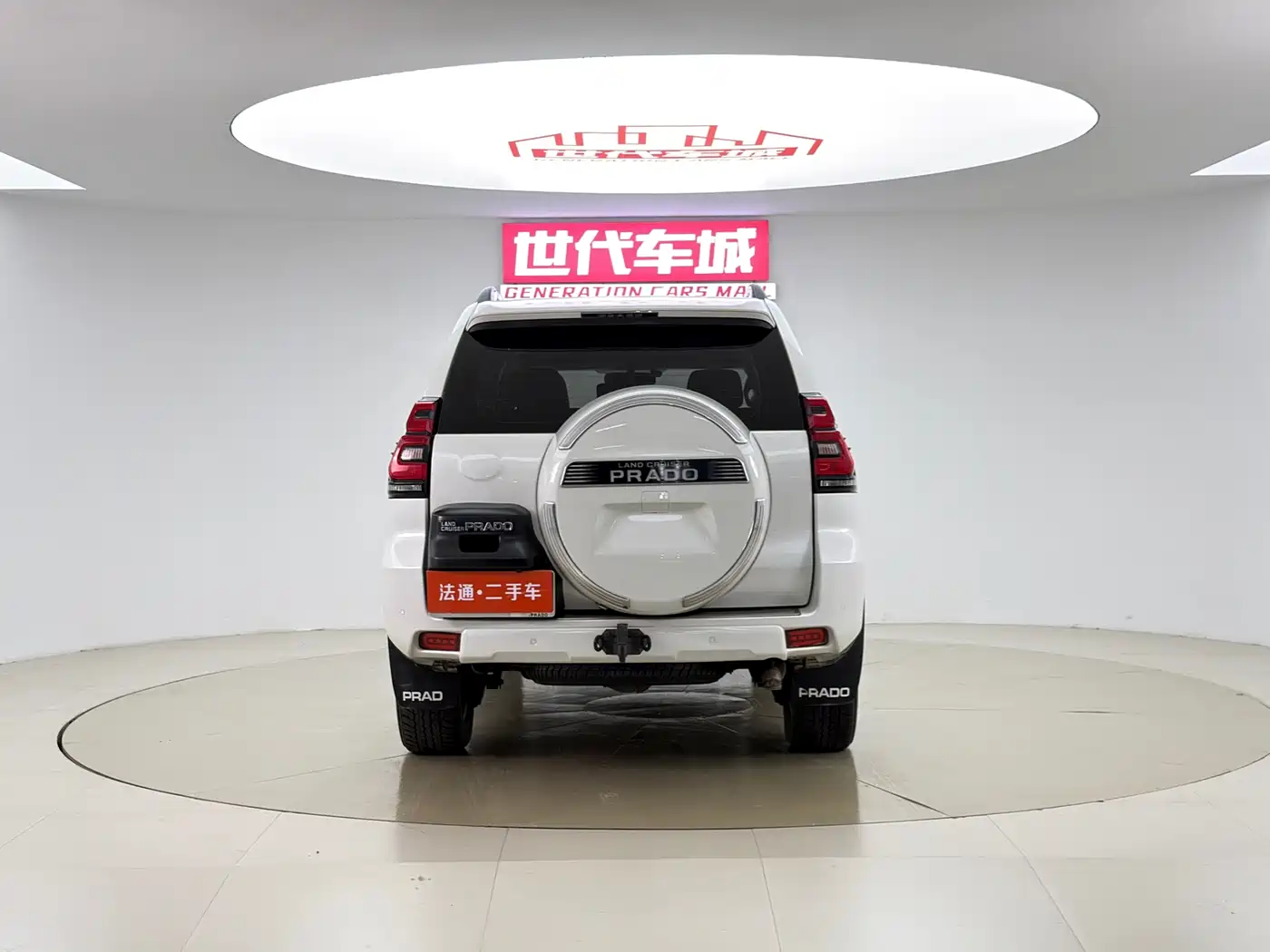 Toyota Prado 2018 3.5L Automatic TX-L Rear-mounted Spare Tire фото 12
