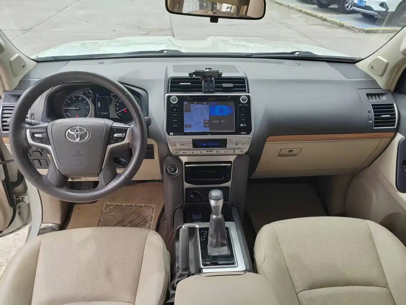 Toyota Prado 2018 3.5L Automatic TX-L NAVI Rear-mounted Spare Tire фото 5