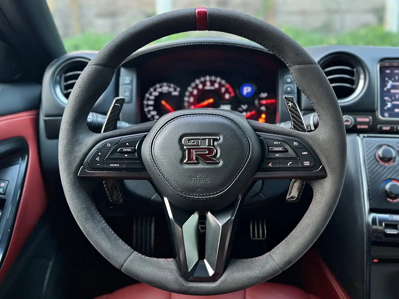 Nissan GT-R 2016 2015 3.8T Luxury Brown-Red Interior Edition