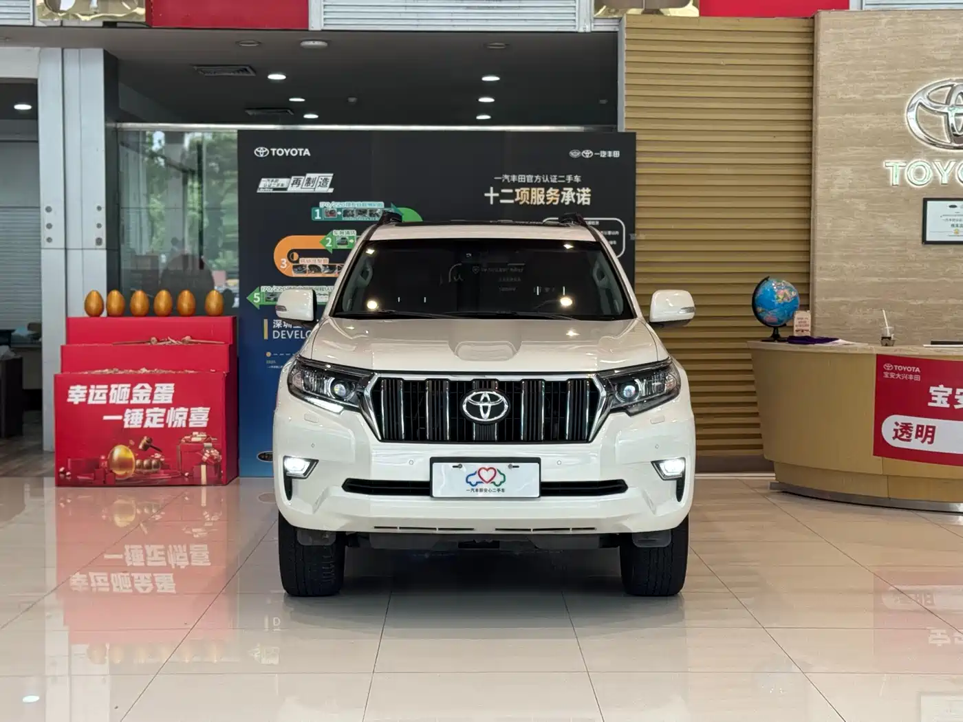 Toyota Prado 2018 3.5L Automatic TX-L Rear-mounted Spare Tire фото 3