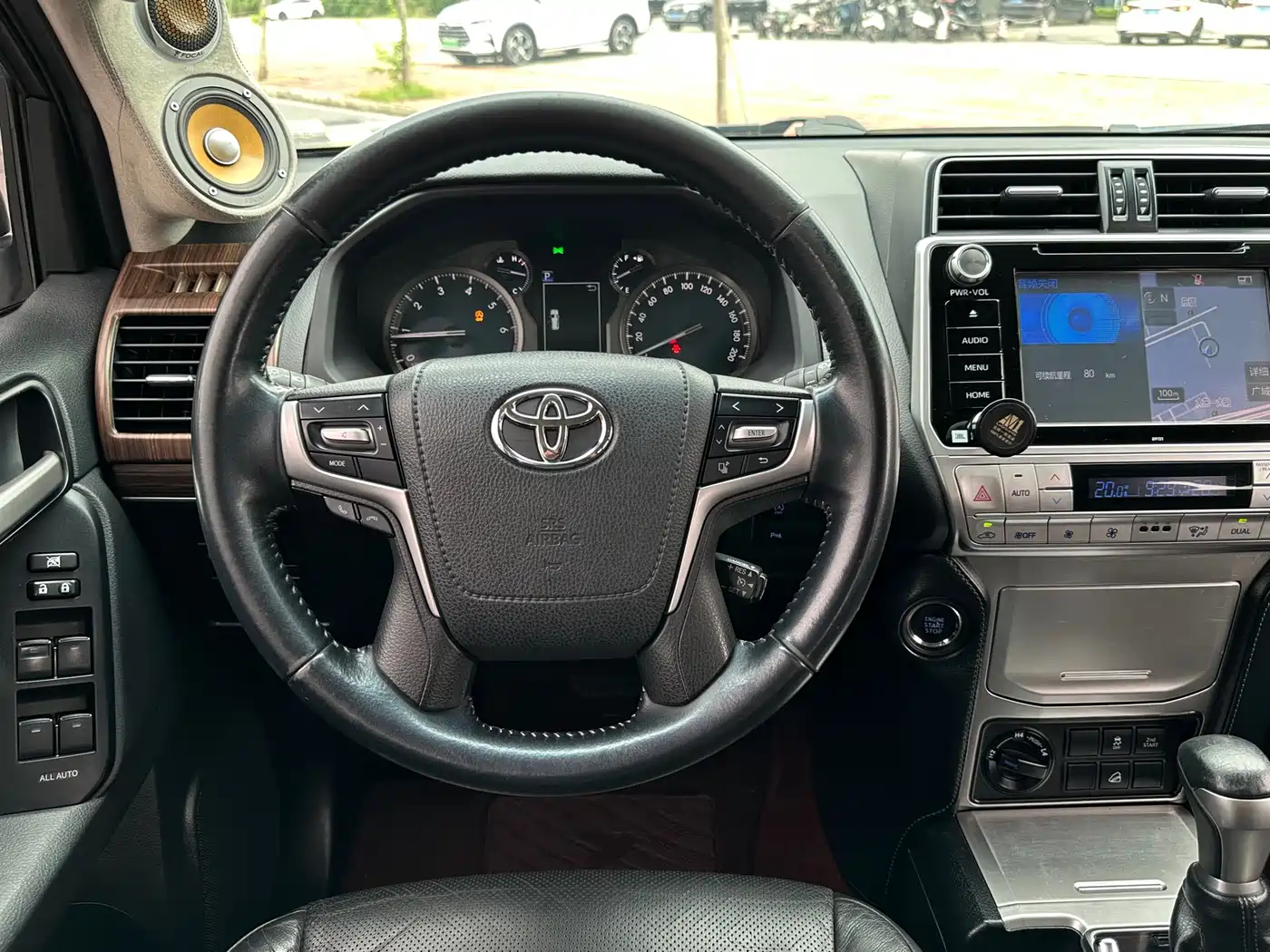 Toyota Prado 2018 3.5L Automatic TX-L NAVI Rear-mounted Spare Tire фото 15