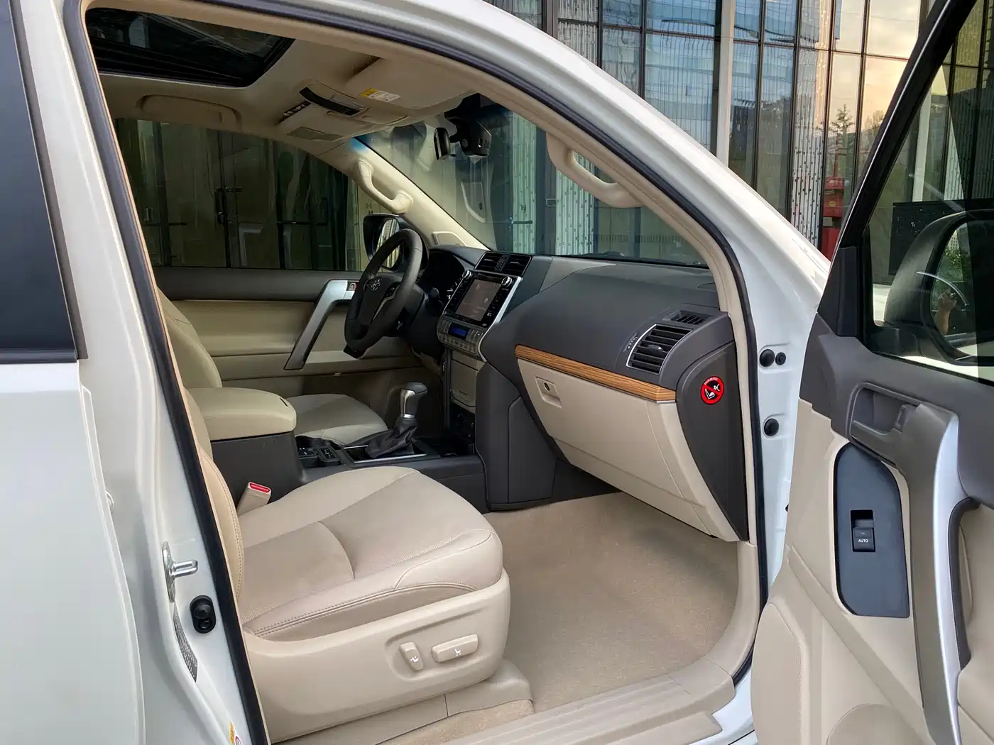 Toyota Prado 2018 3.5L Automatic TX-L NAVI Rear-mounted Spare Tire фото 18