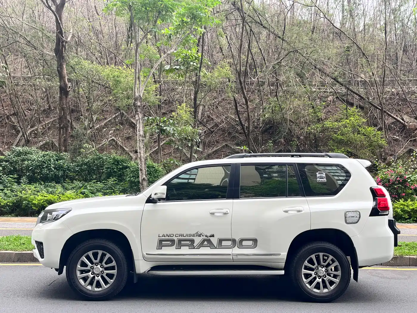Toyota Prado 2018 3.5L Automatic TX-L NAVI Rear-mounted Spare Tire фото 4