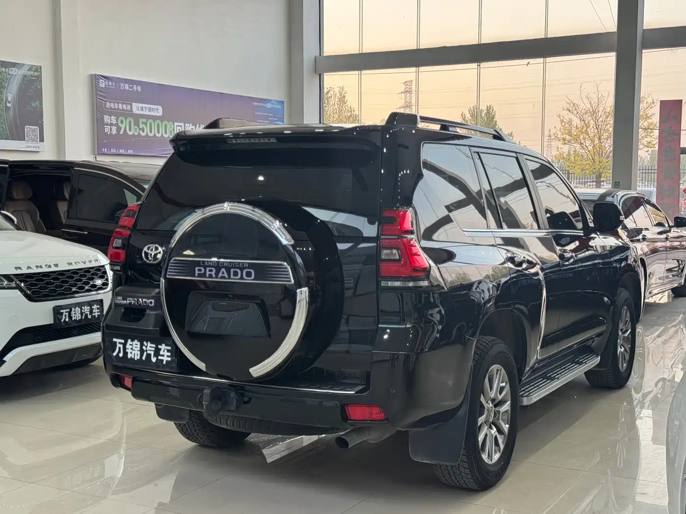 Toyota Prado 2018 3.5L Automatic VX NAVI Rear-mounted Spare Tire фото 6