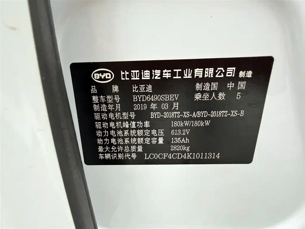 BYD TANGXIN ENERGY