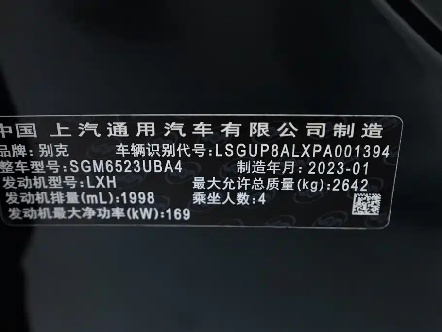 Buick Century 2023 2.0T 4-Seat Leisure Edition фото 14