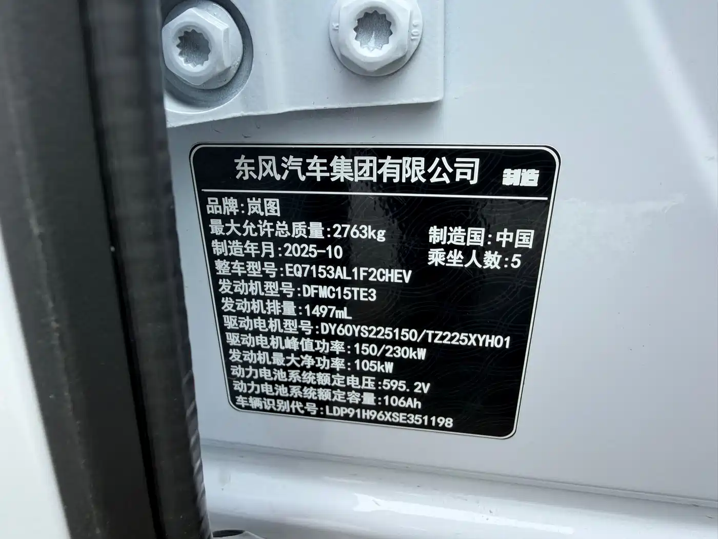 Voyah Auto VOYAH Zhuiguang L 2025 2025 Mid-configuration Model
