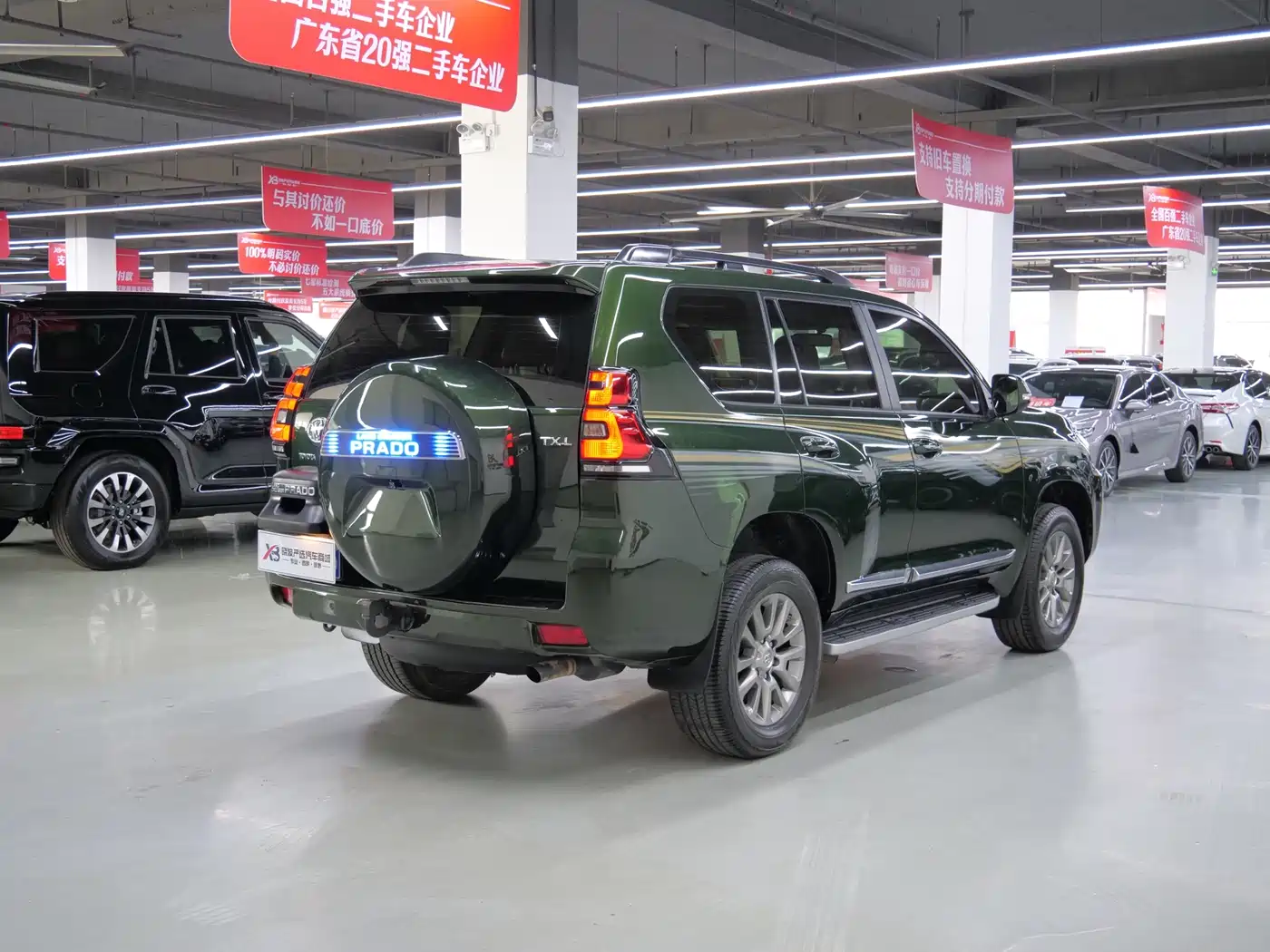 Toyota Prado 2018 3.5L Automatic TX-L Rear-mounted Spare Tire фото 7