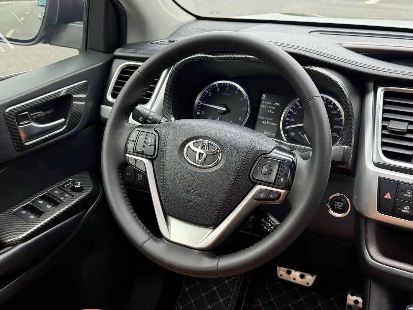 Toyota Highlander 2018 Model 2.0T 4WD Knight Edition 7-Seater China VI фото 8